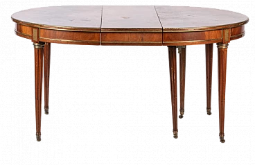 Neoclassical style mahogany extendable table, early 20th century