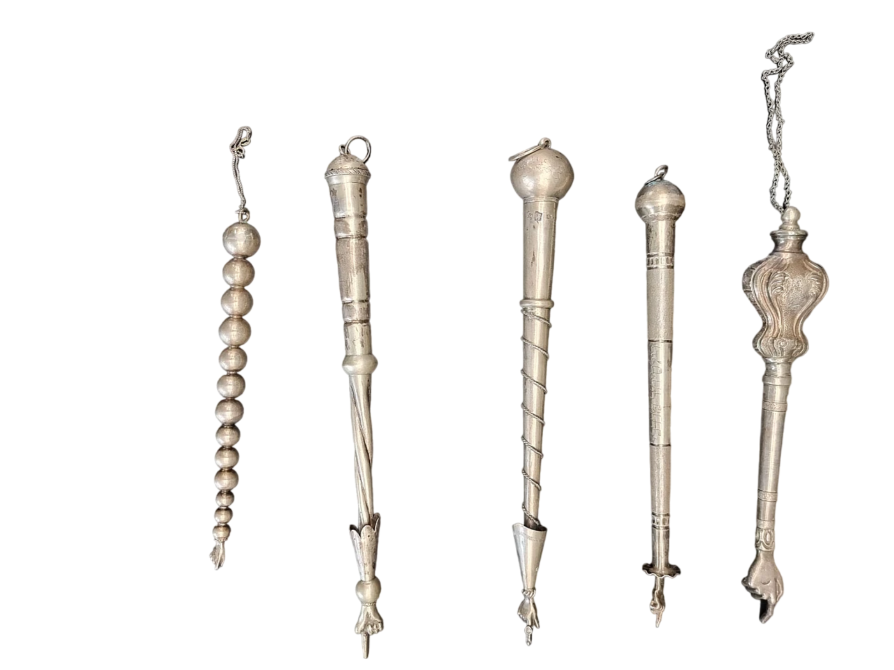 5 Yad pointers, late 19th century 8