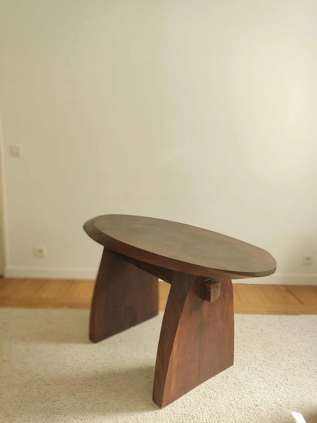 Log console table, 1950s 11