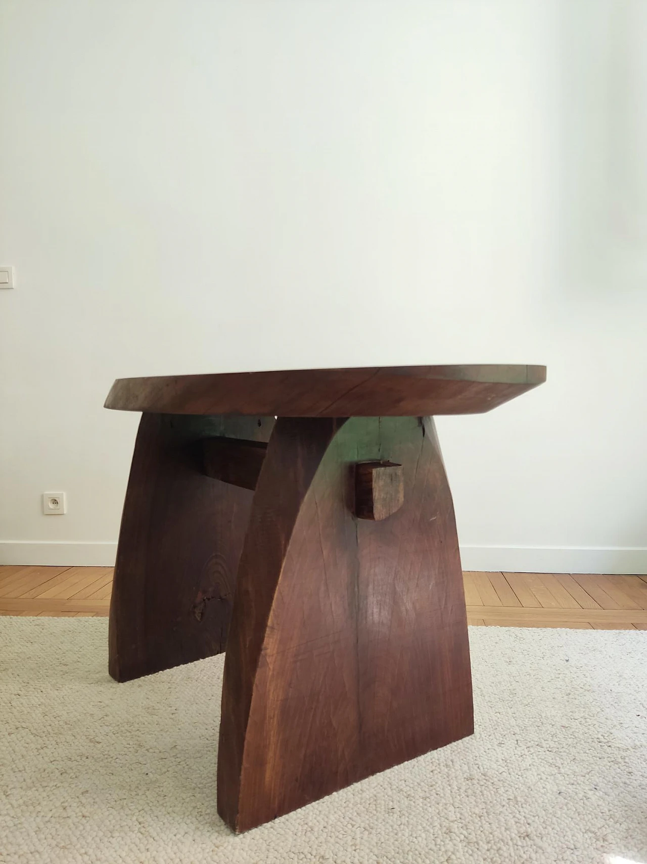 Log console table, 1950s 13