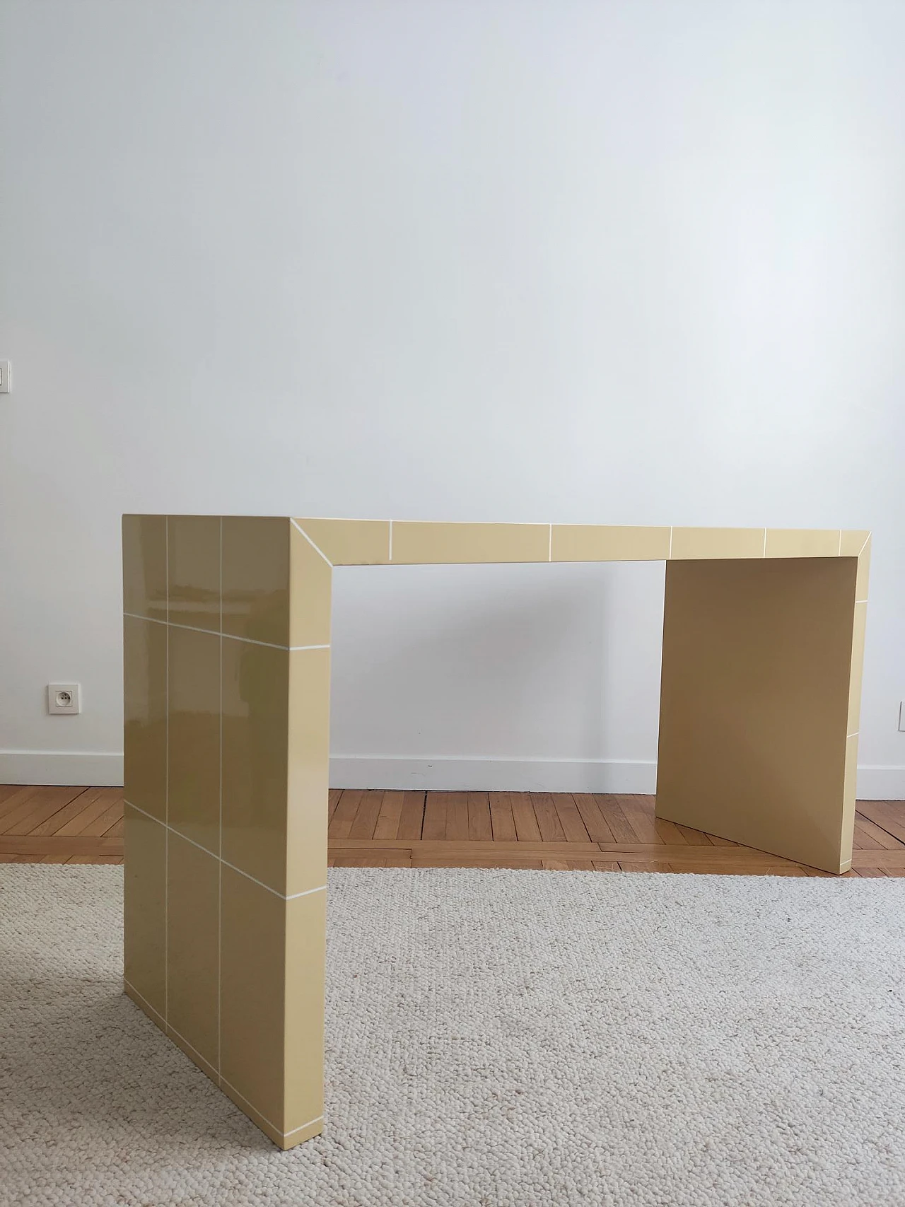 Lacquered console table, 1970s 1