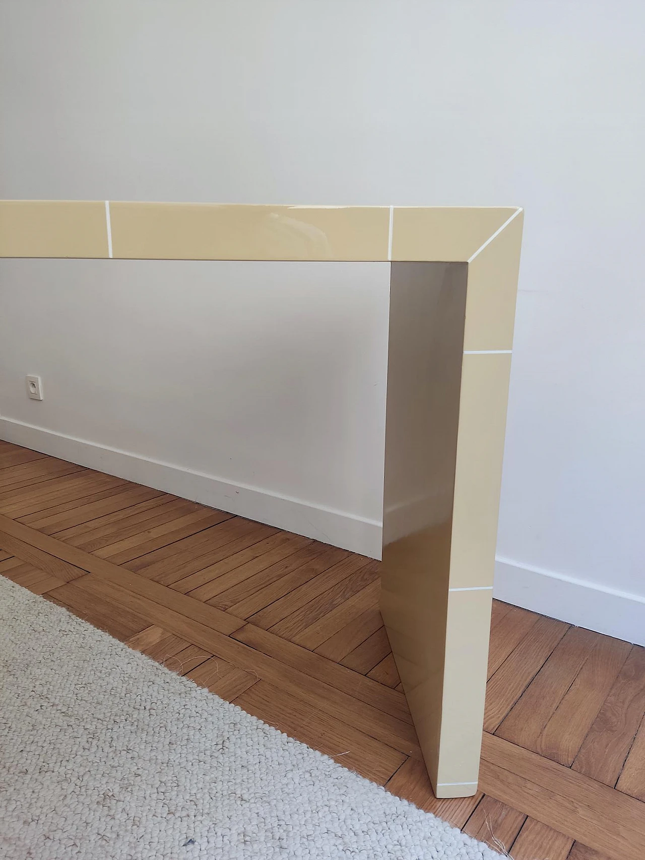 Lacquered console table, 1970s 2