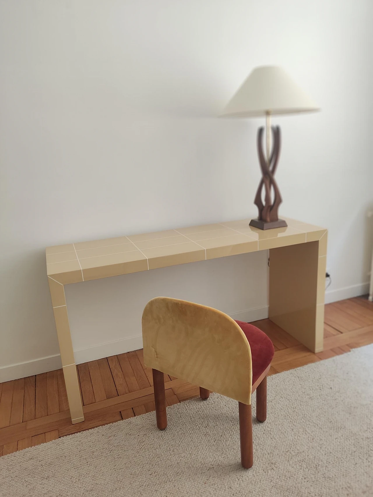 Lacquered console table, 1970s 11