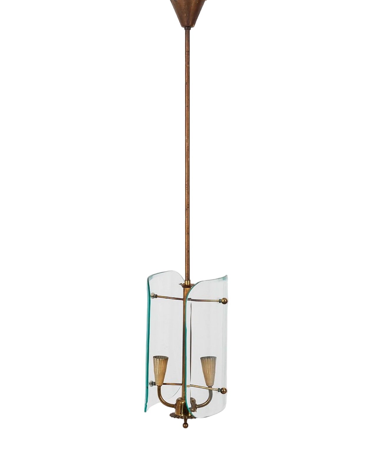 2-Light chandelier by Pietro Chiesa for Fontana Arte, 1940s 10