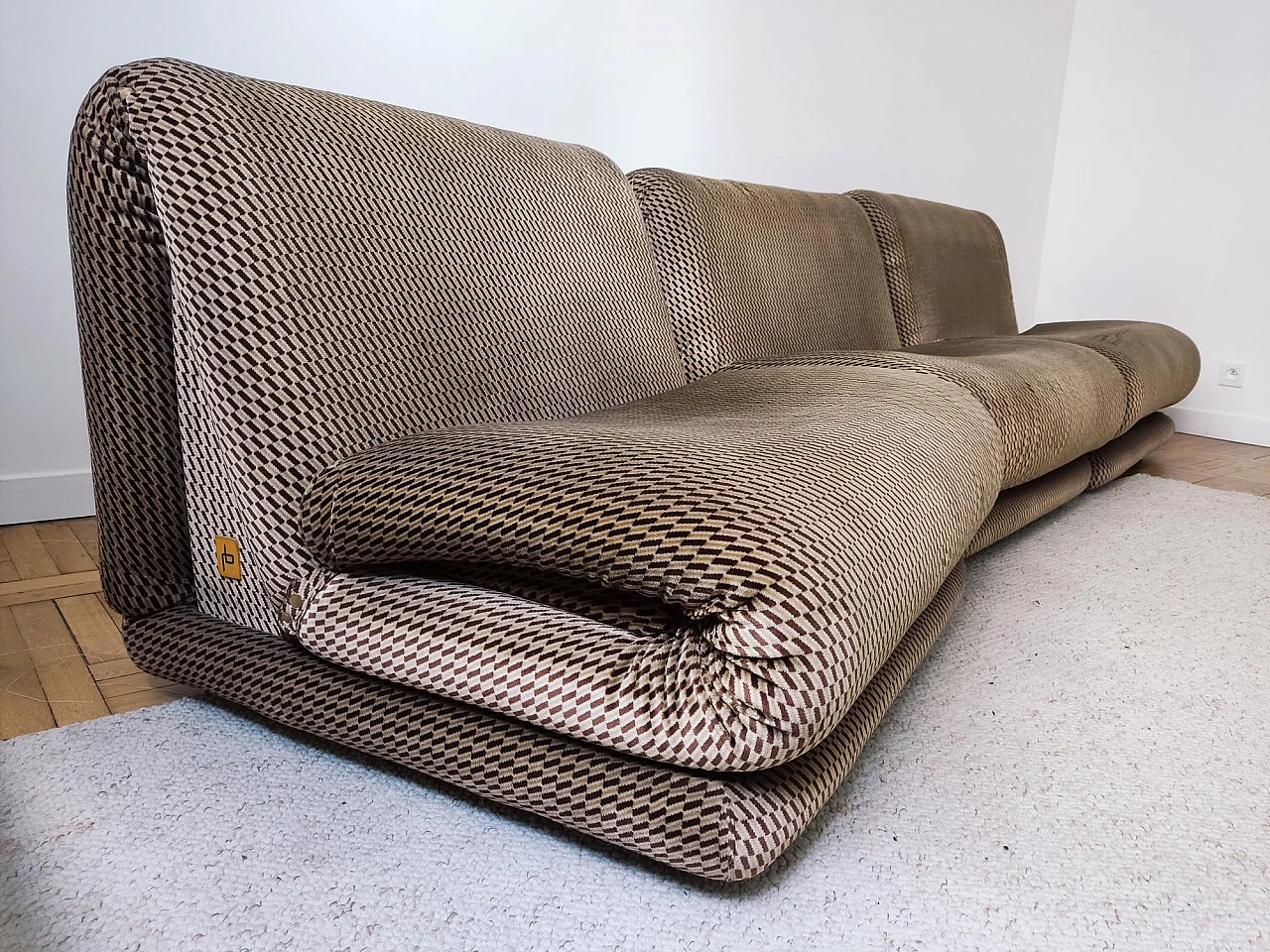 Three-module sofa by Salotti, 1970s 8