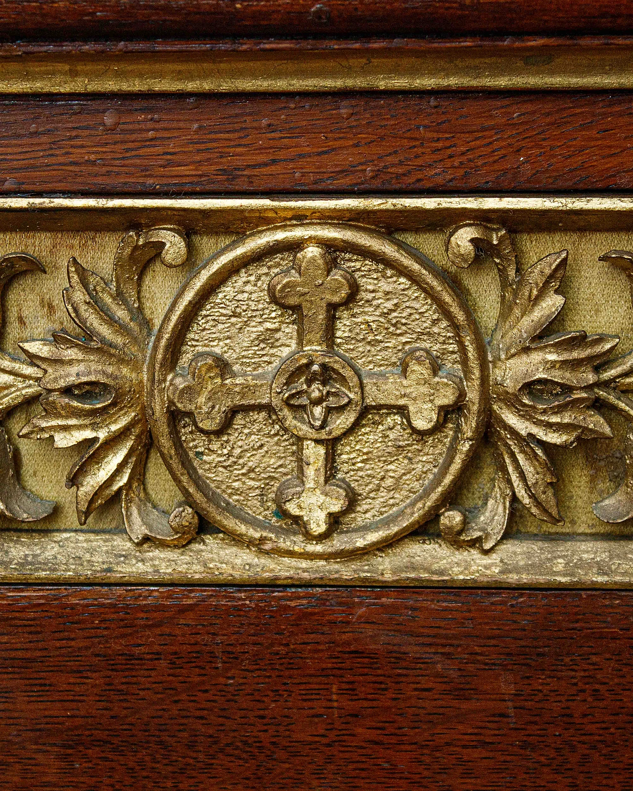 Pair of walnut niches with bas-reliefs of archangels, mid-19th century 11