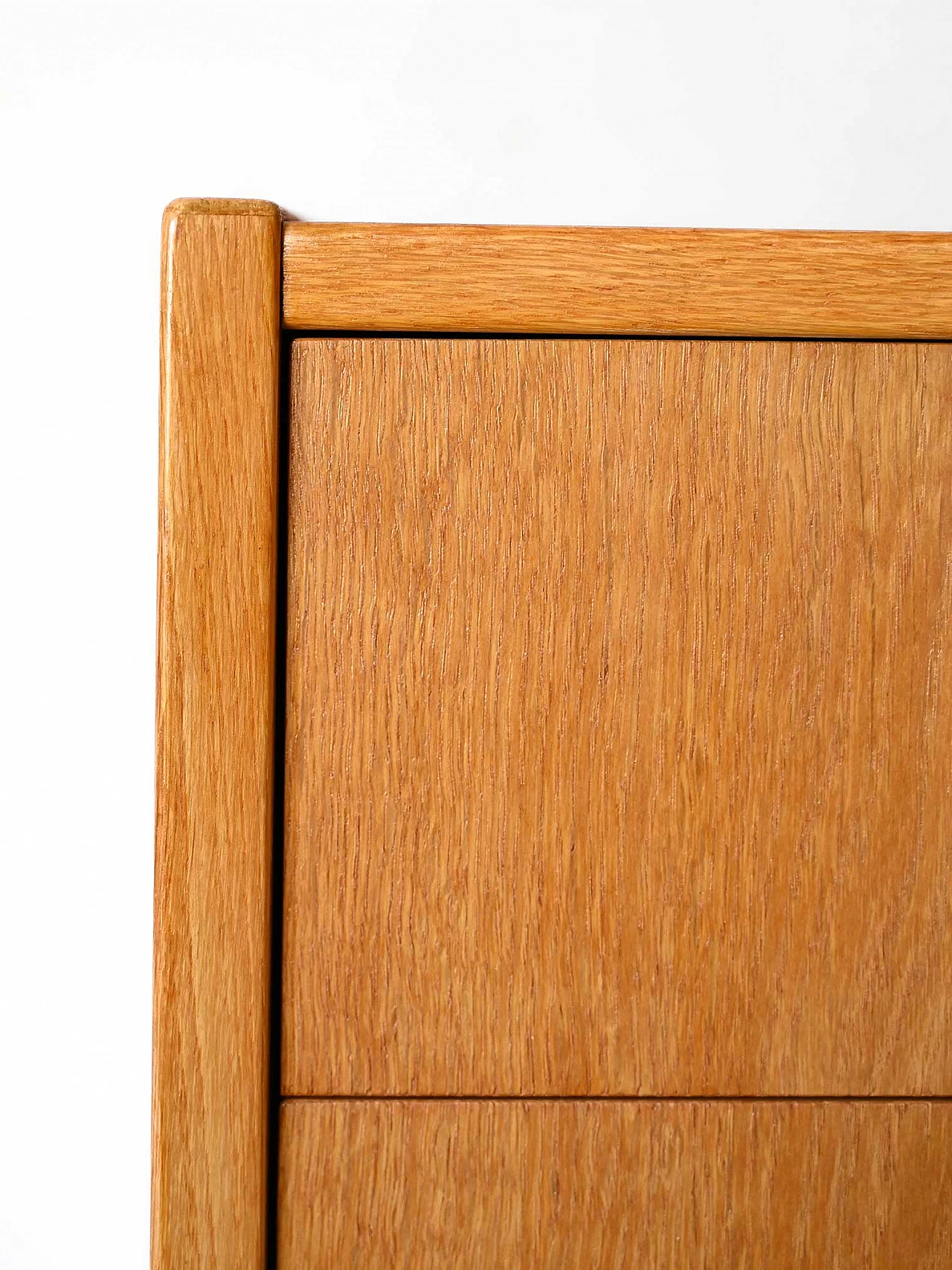 Oak three-drawers cabinet, 1960s 6