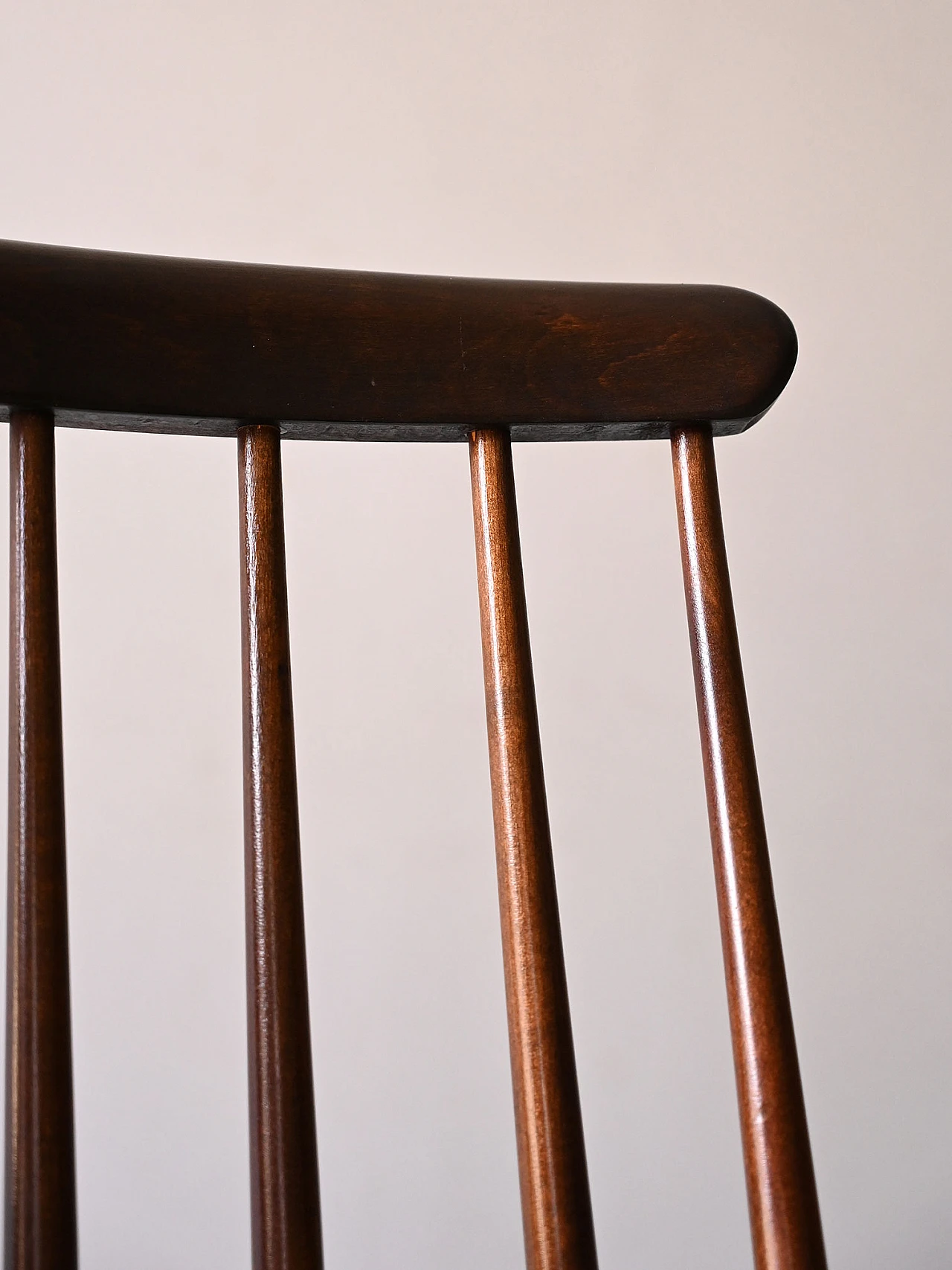 Pair of wood Pinnstolar chairs, 1960s 10