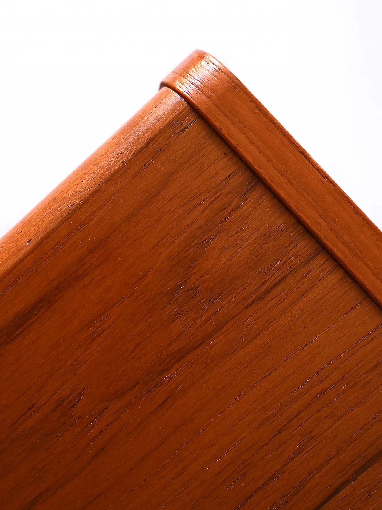 Scandinavian teak wood four-compartment chest of drawers, 1960s 5