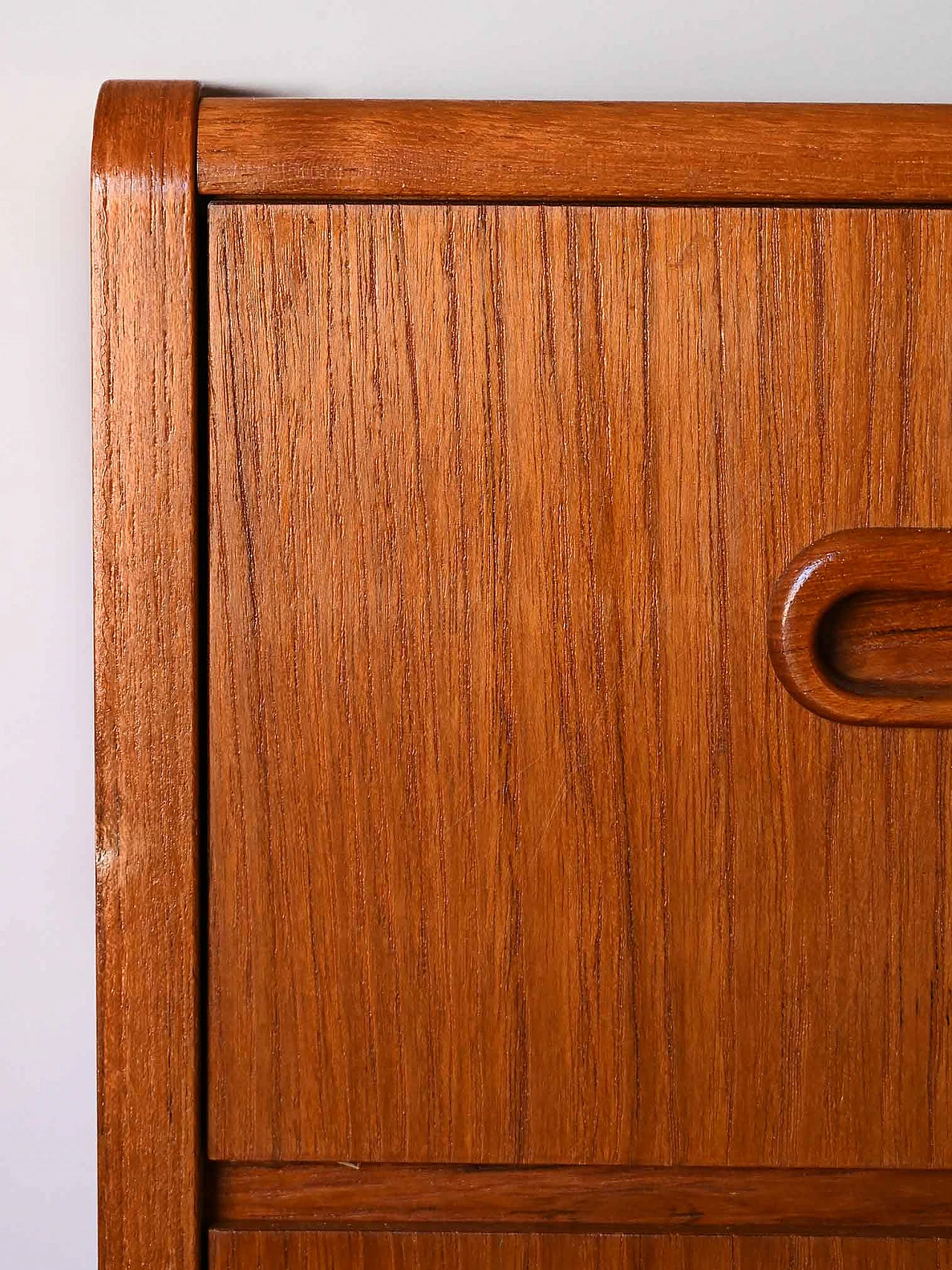 Scandinavian teak wood four-compartment chest of drawers, 1960s 6