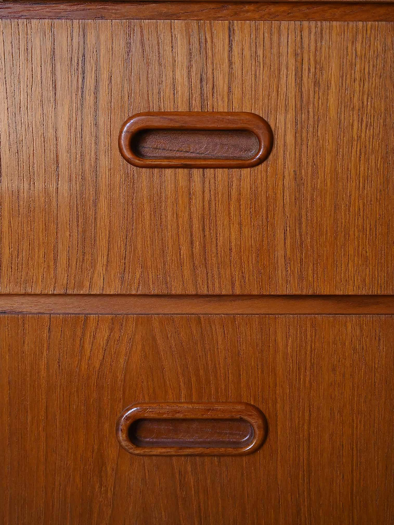 Scandinavian teak wood four-compartment chest of drawers, 1960s 8