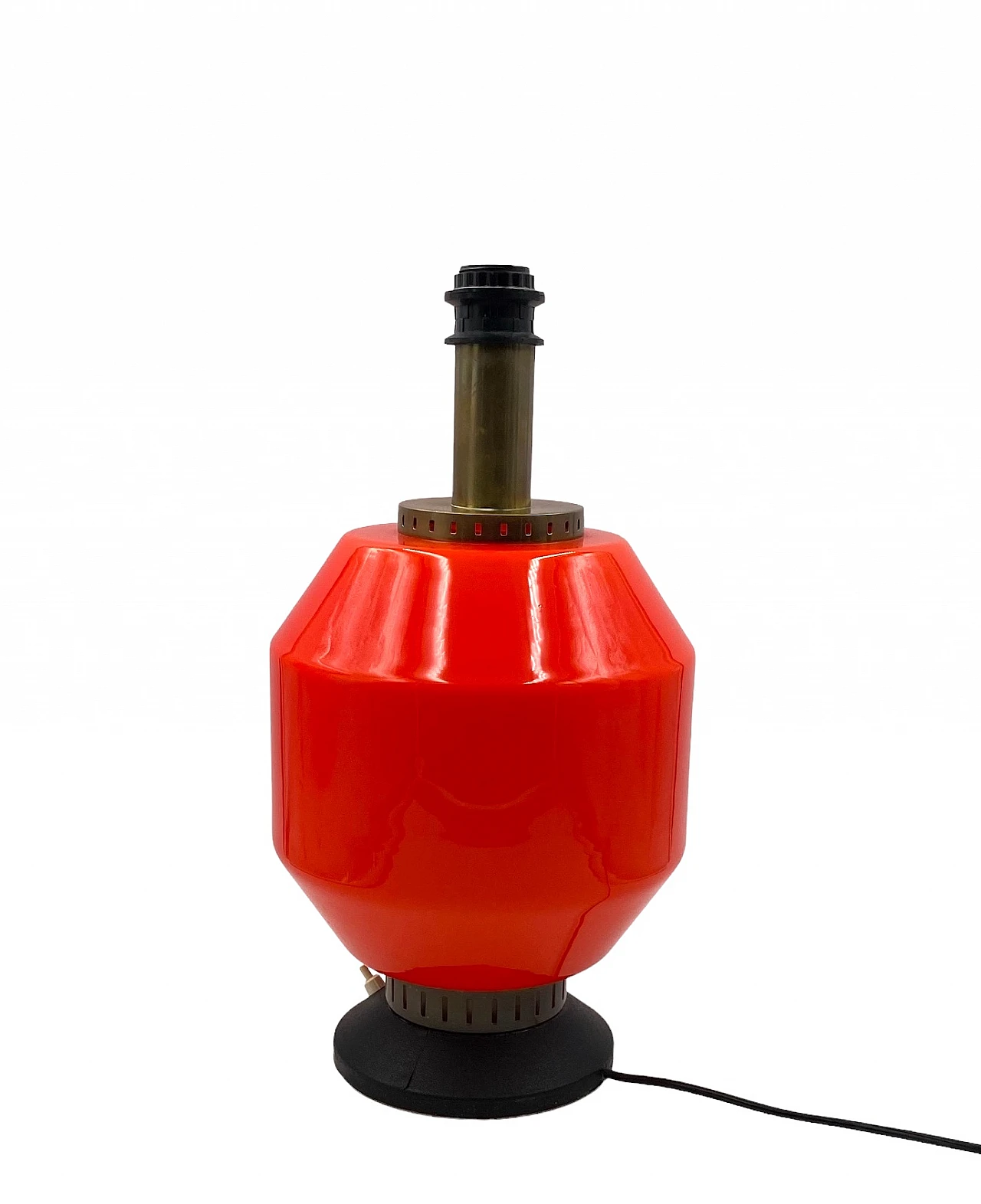 Table lamp glass base by Stilnovo, 1960s 12