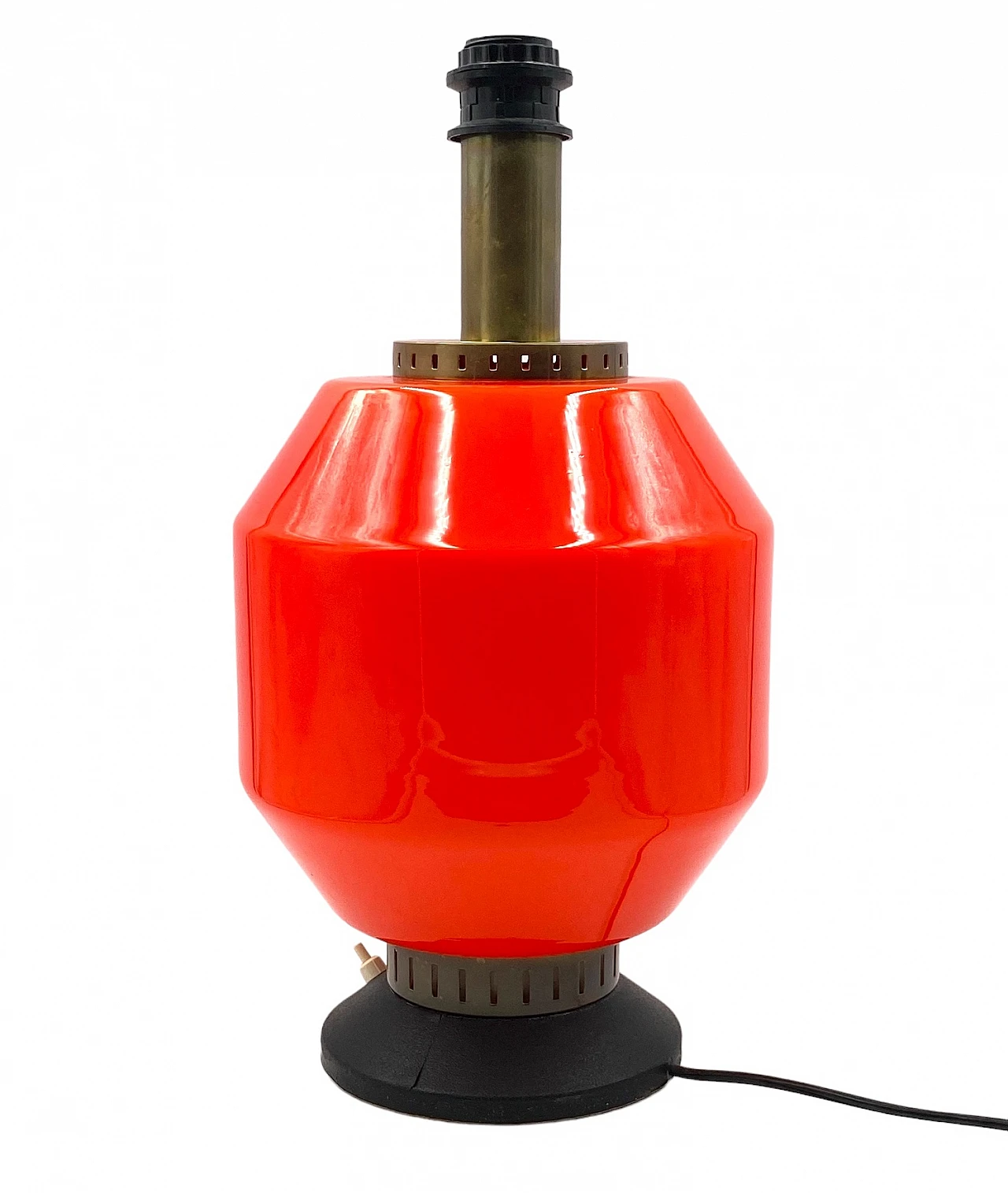 Table lamp glass base by Stilnovo, 1960s 14