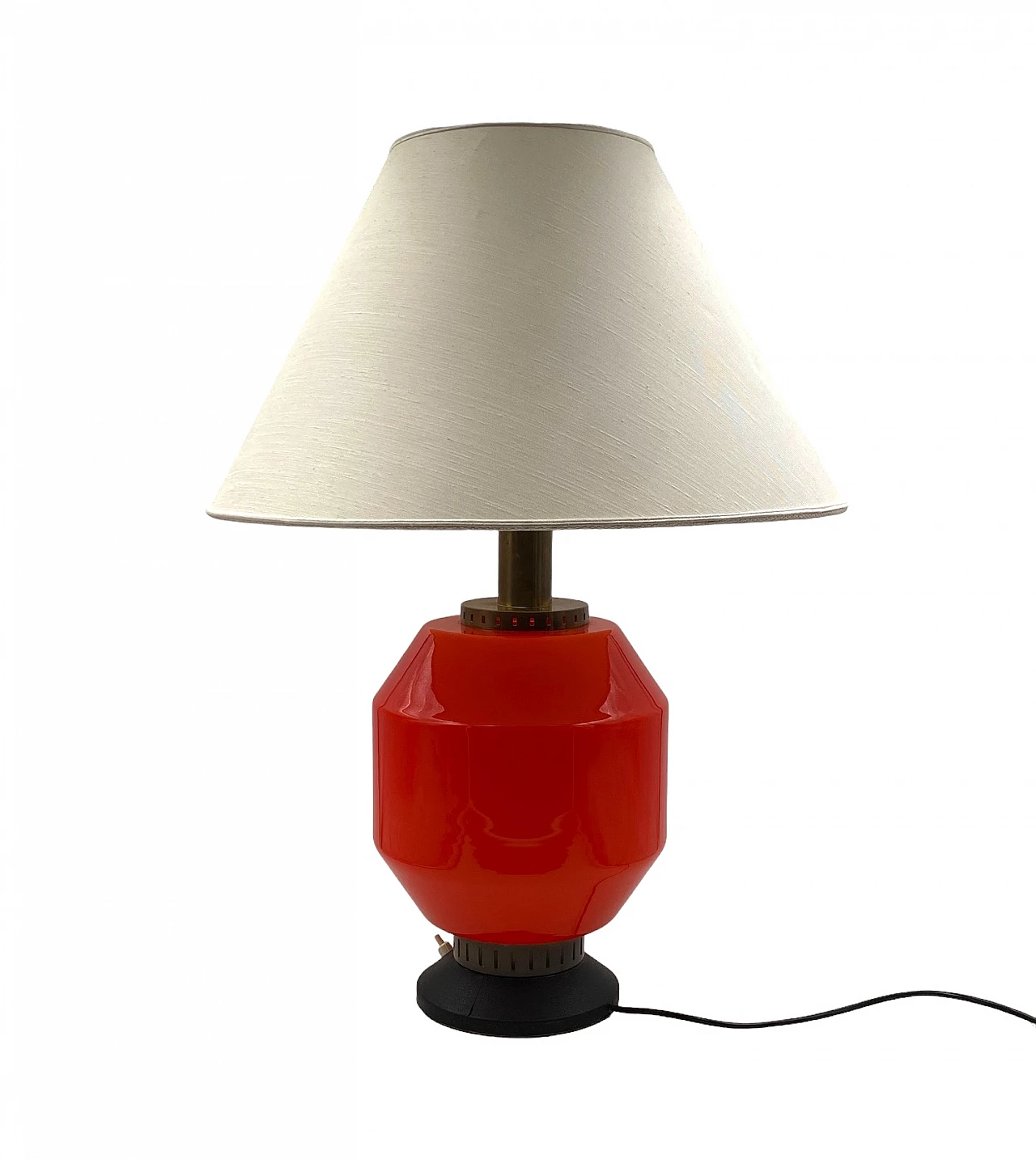 Table lamp glass base by Stilnovo, 1960s 18