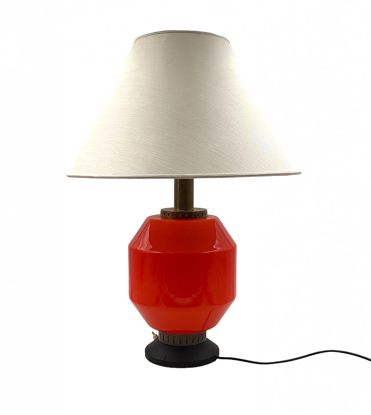 Table lamp glass base by Stilnovo, 1960s 19