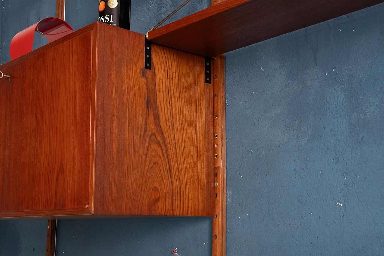 Teak bookcase by Hans Olsen, 1960s 6