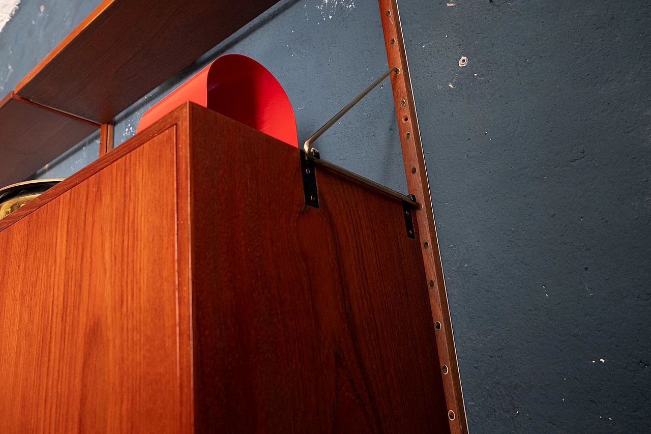 Teak bookcase by Hans Olsen, 1960s 13