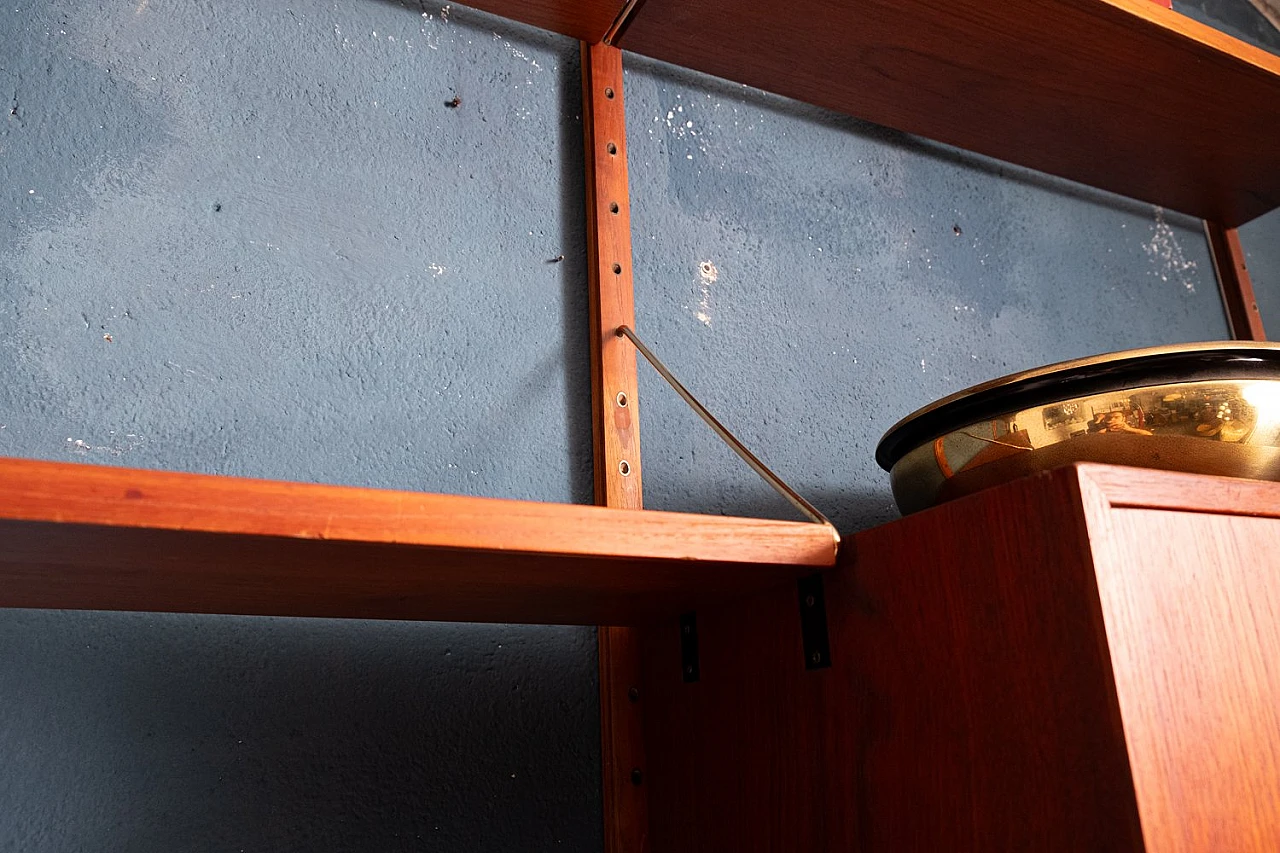 Teak bookcase by Hans Olsen, 1960s 14