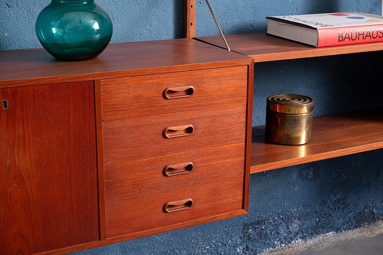 Teak bookcase by Hans Olsen, 1960s 19