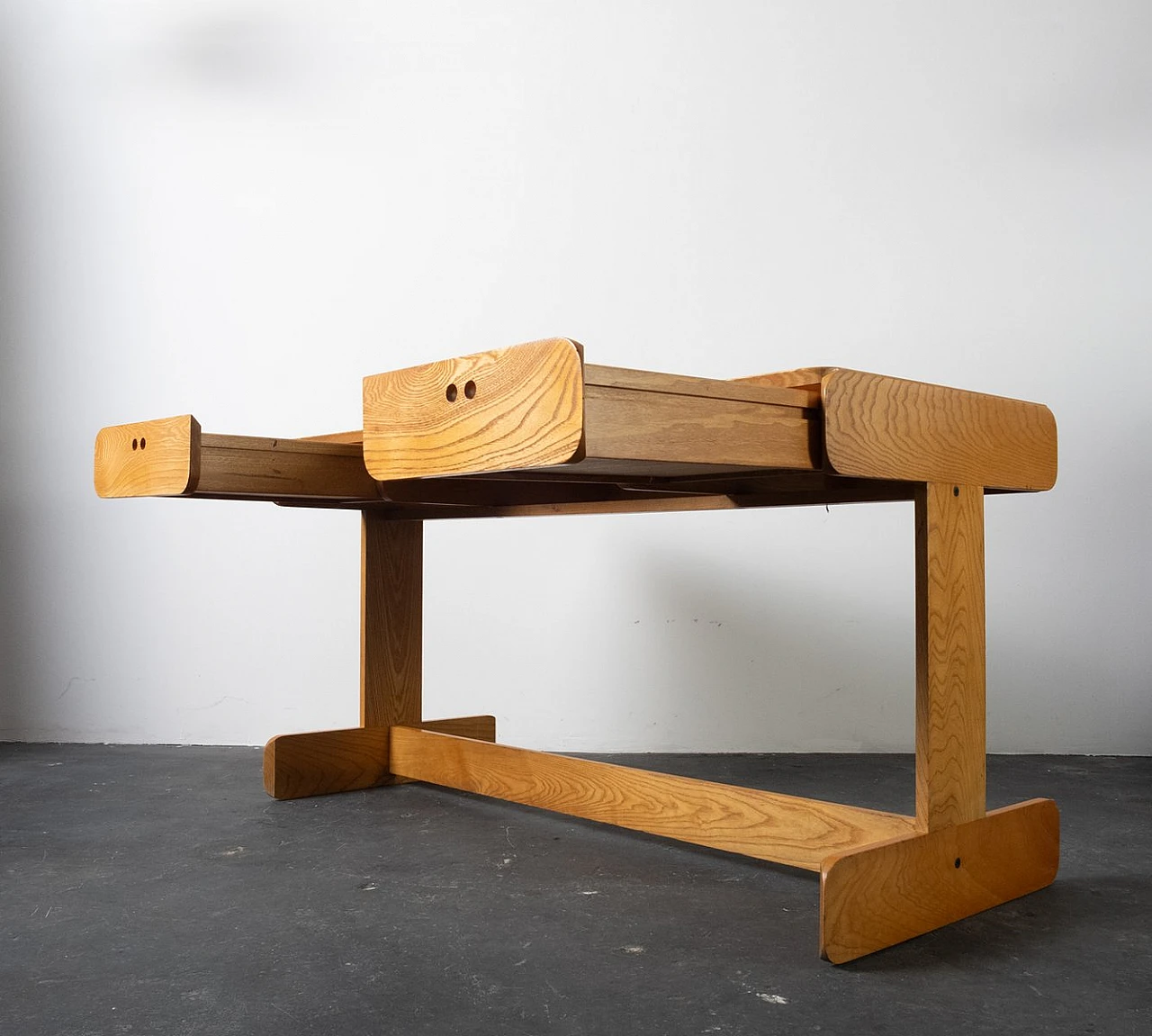 Ash desk by Jan Derk de Vries for Maisa, 1980s 1