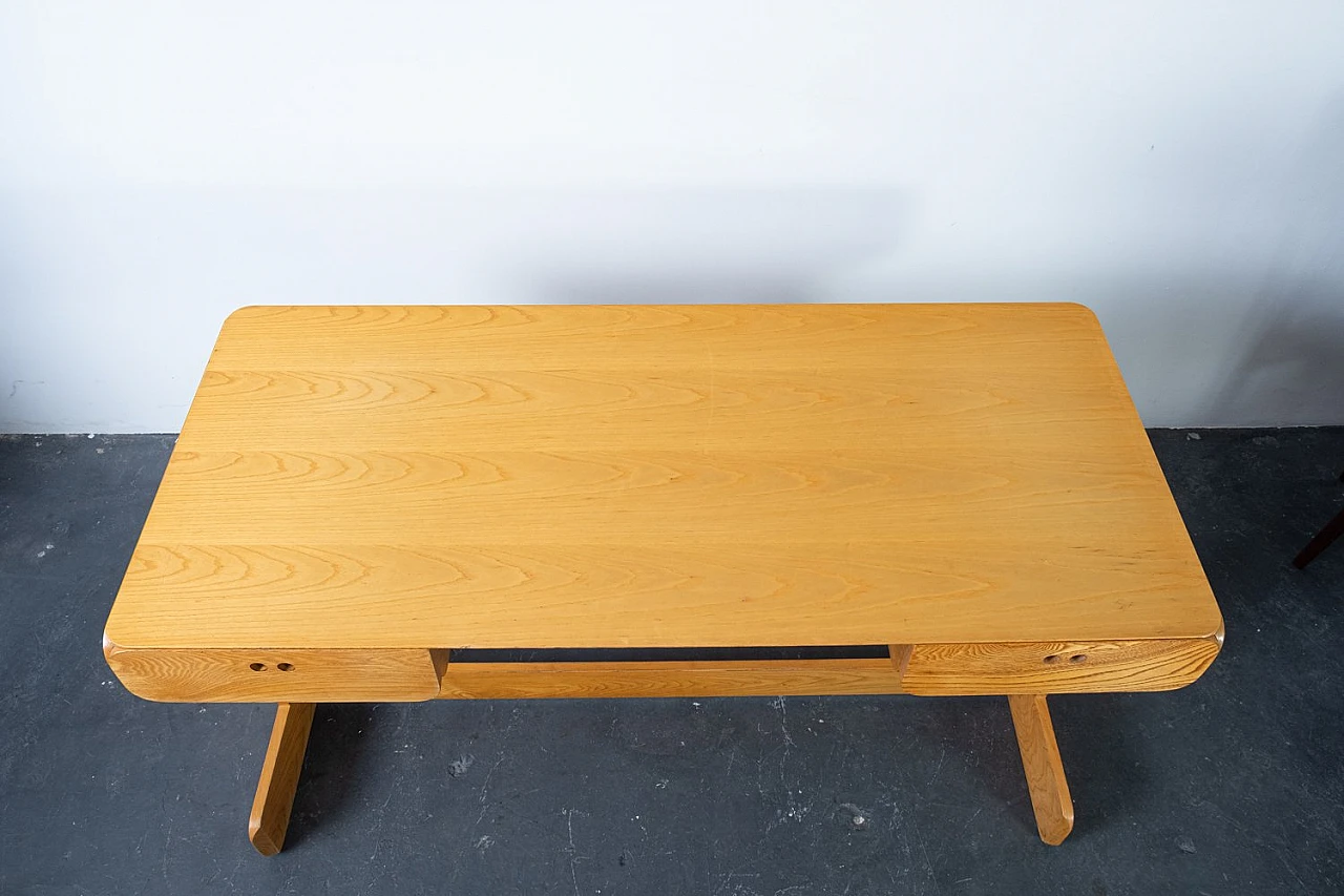 Ash desk by Jan Derk de Vries for Maisa, 1980s 2