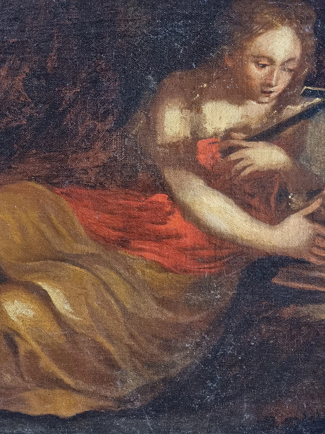 Painting of Penitent Magdalene, oil on canvas, 17th century 3