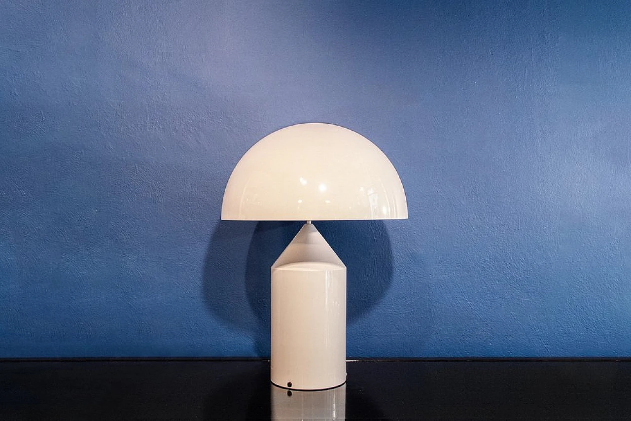 Atollo table lamp by Vico Magistretti for Oluce, 1980s 1