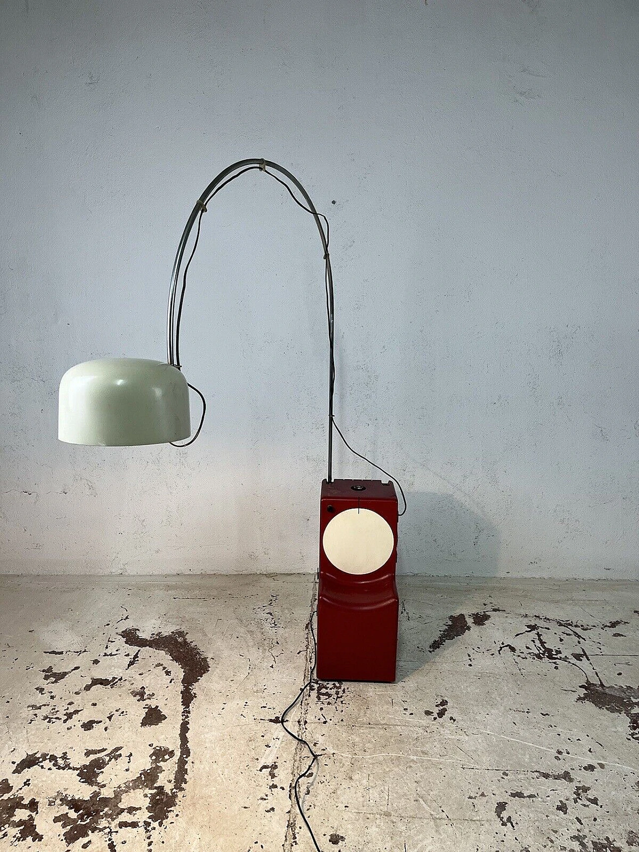 Plastic and metal floor lamp by Joe Colombo, 1960s 14