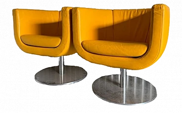 Pair of Tulip armchairs by J. Bernett for B&B Italia