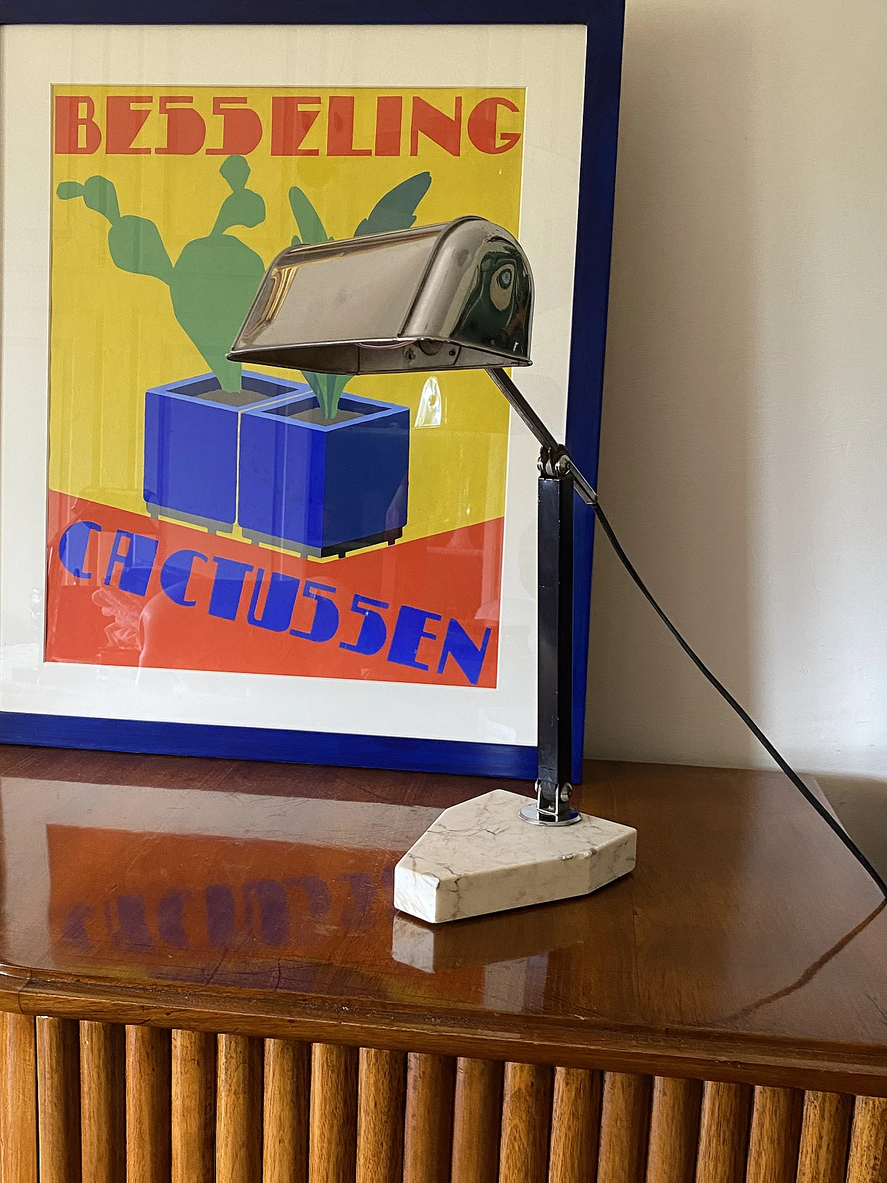 Art Deco desk lamp by Fare France, 1930s 8