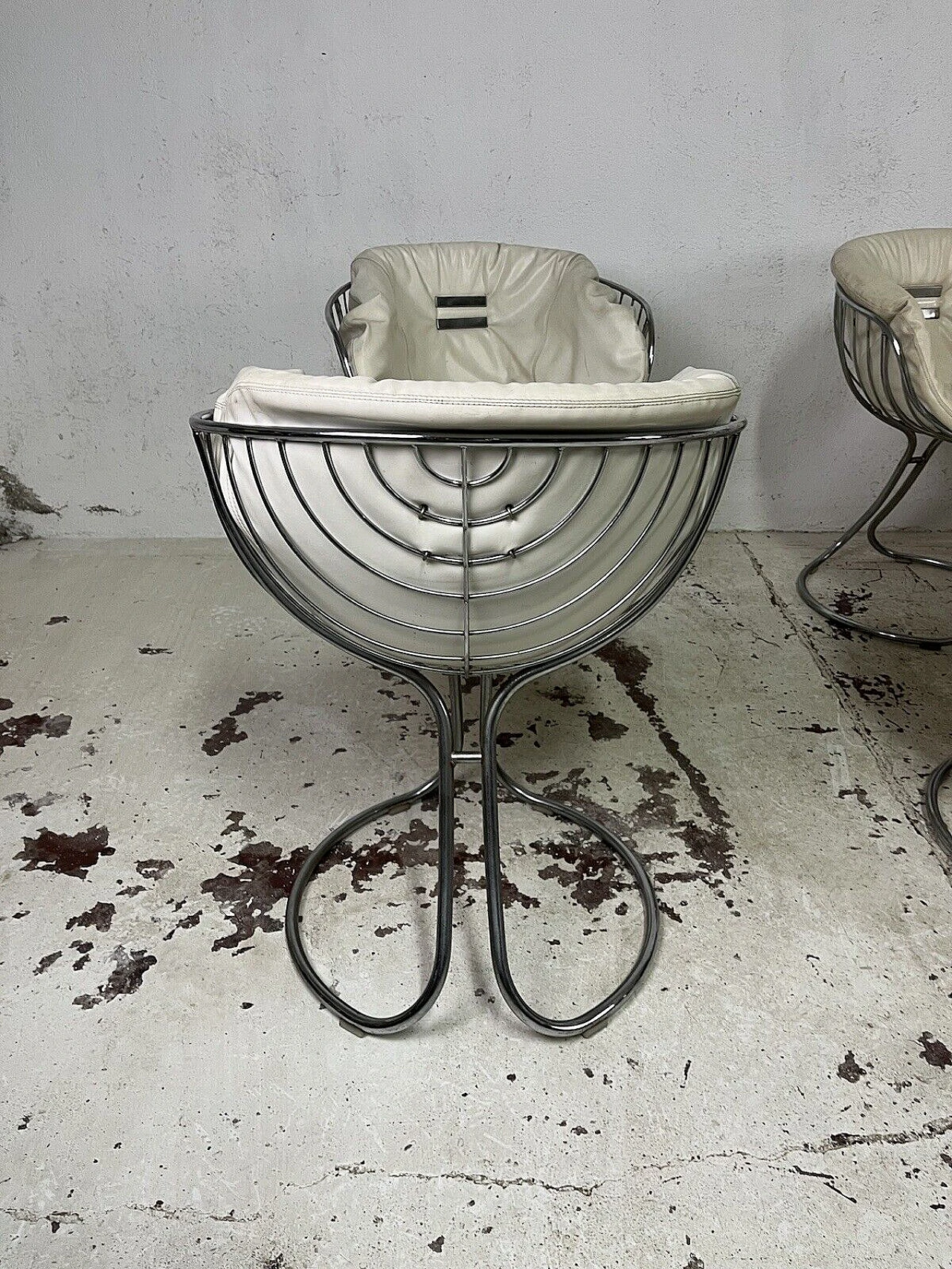 6 Chairs Pan Am by Gastone Rinaldi for Rima, 1970s 13