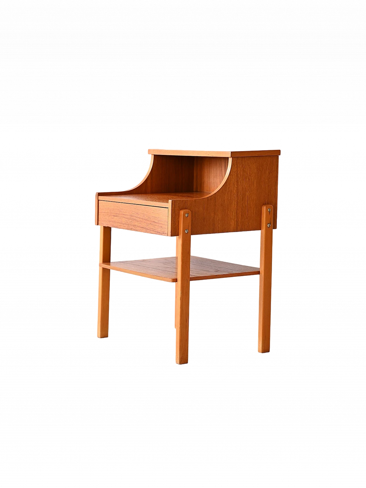 Comodino in teak di Carlström & Co Möbelfabrik, anni '60 12