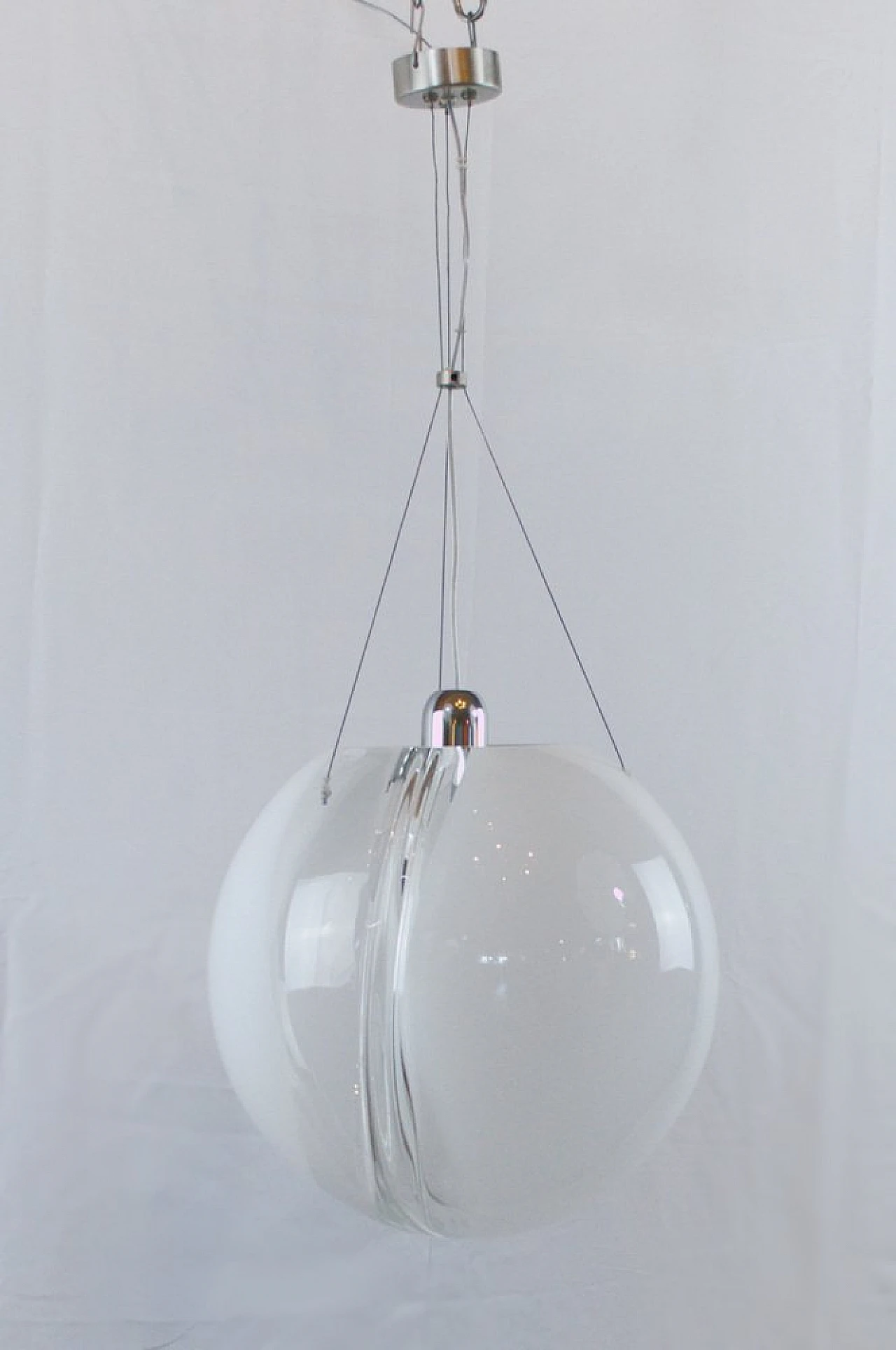 SP POC 35 ceiling lamp in glass by B. Maggioli for Vistosi, 2000s 9