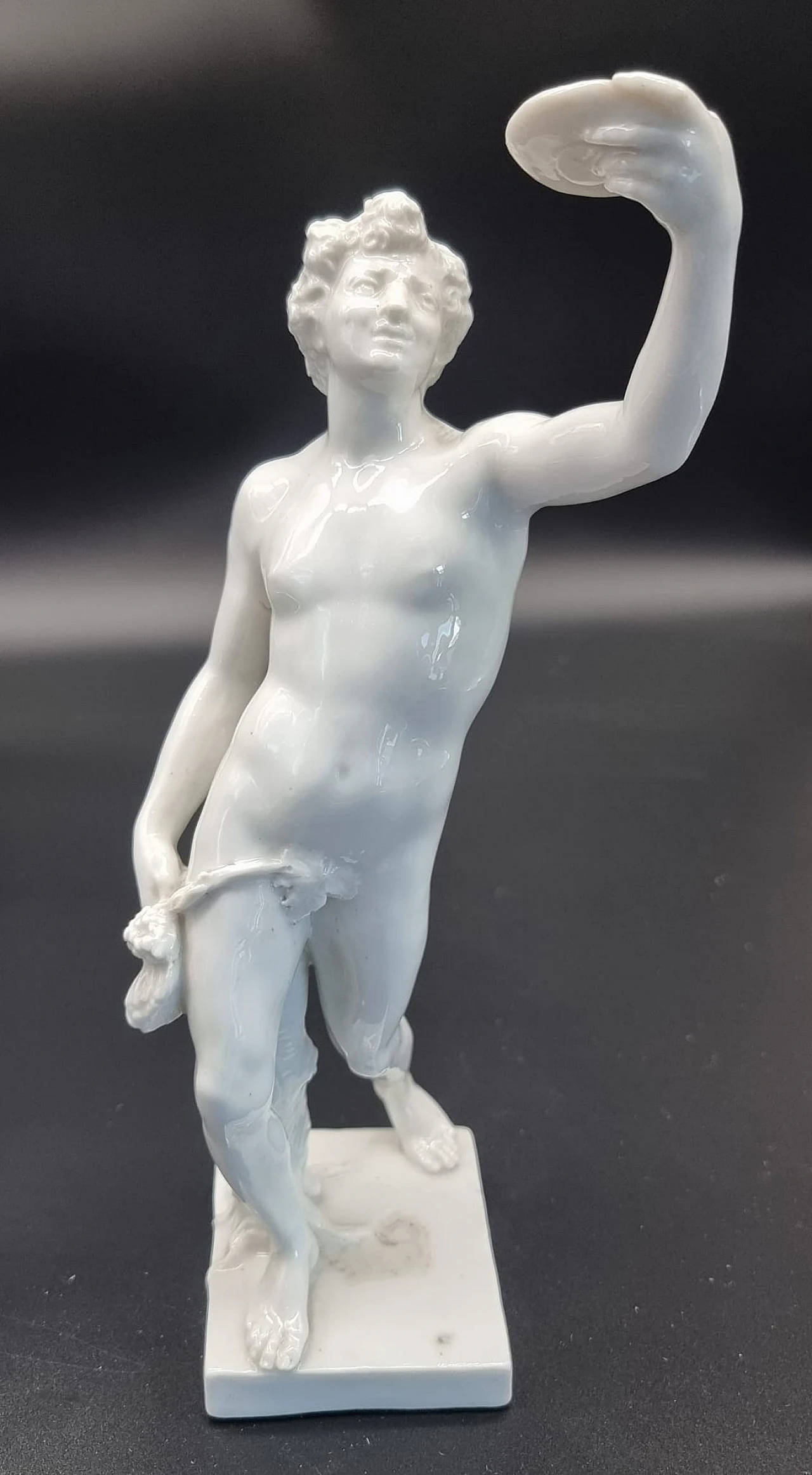 White porcelain statue depicting Bacchus, early 20th century 1