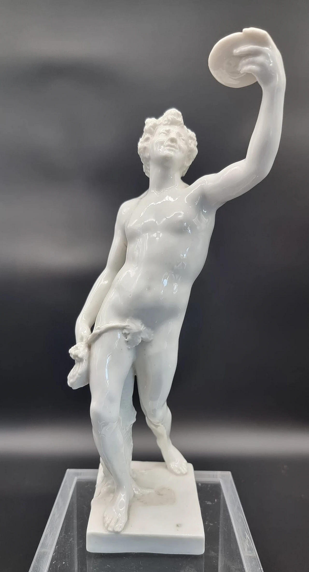 White porcelain statue depicting Bacchus, early 20th century 2