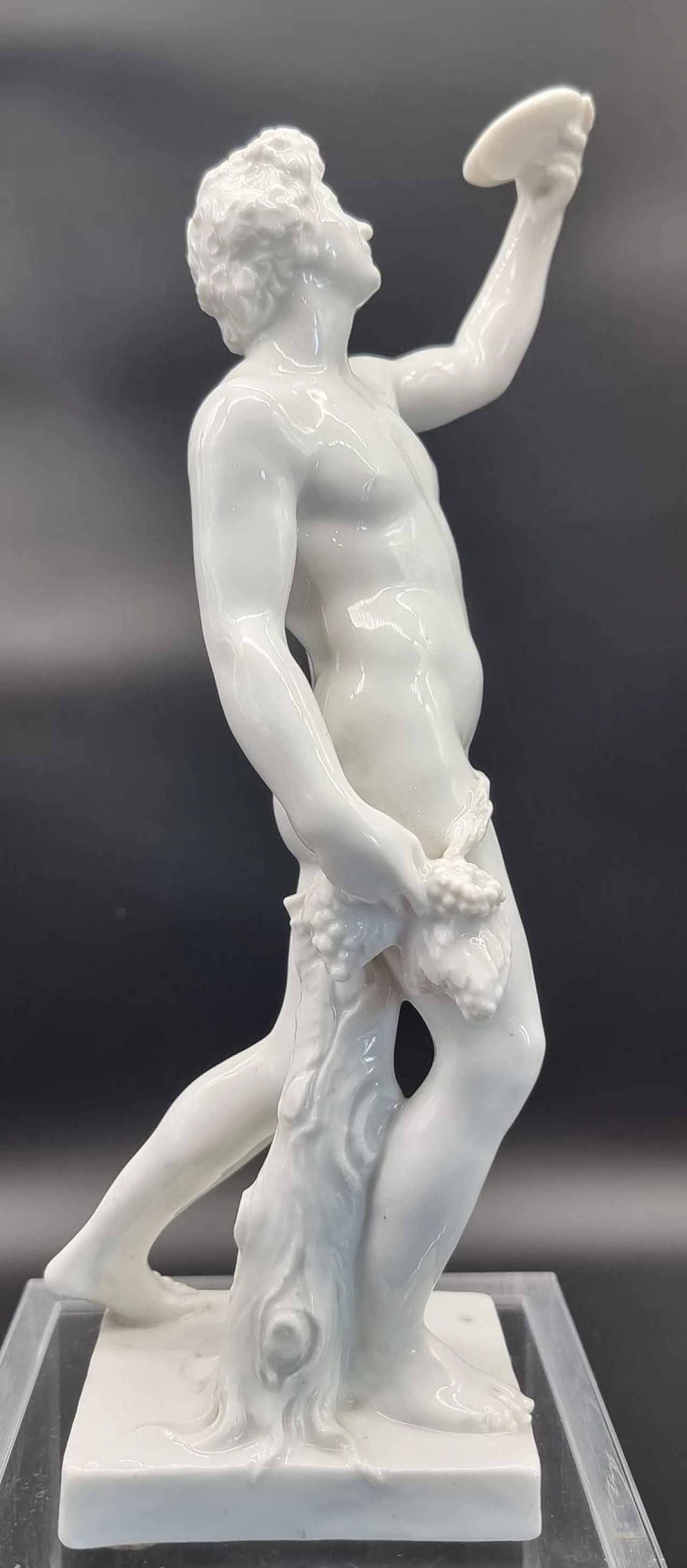 White porcelain statue depicting Bacchus, early 20th century 3