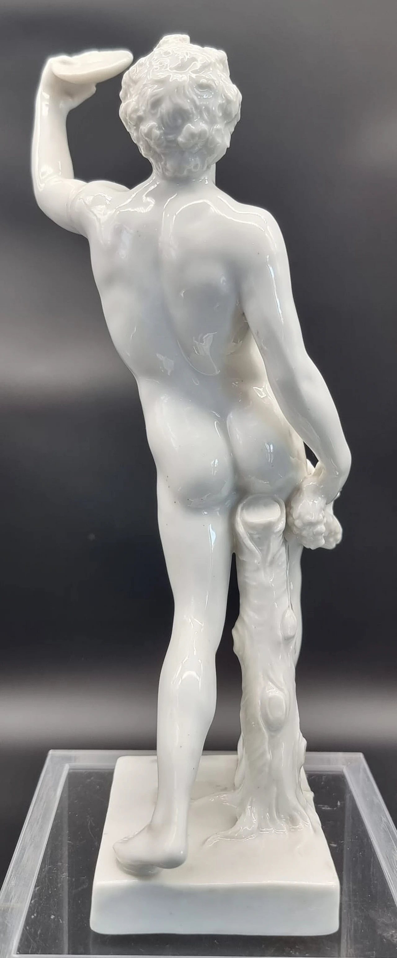 White porcelain statue depicting Bacchus, early 20th century 4