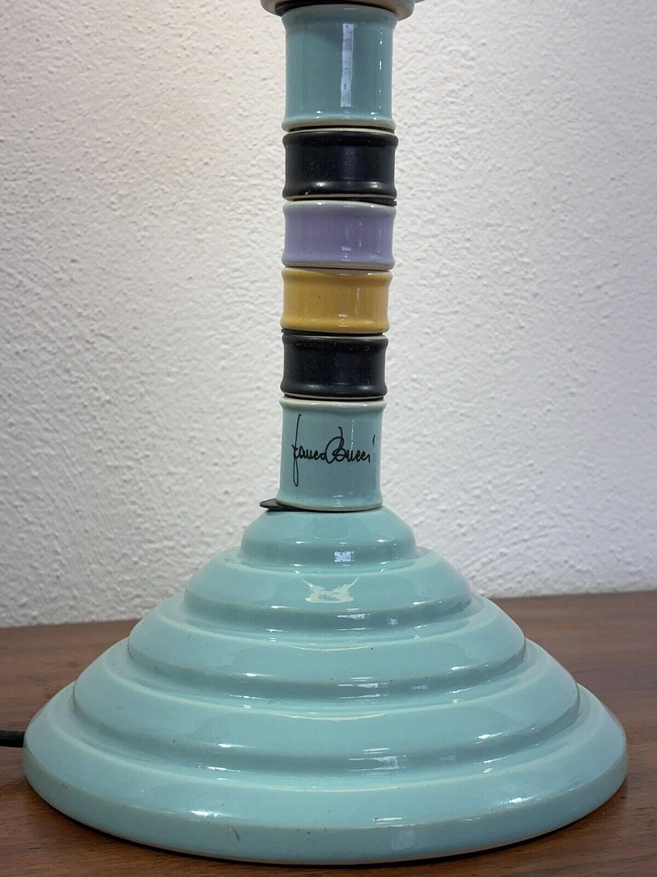 Lampada da tavolo in ceramica di Franco Bucci, anni '70 6