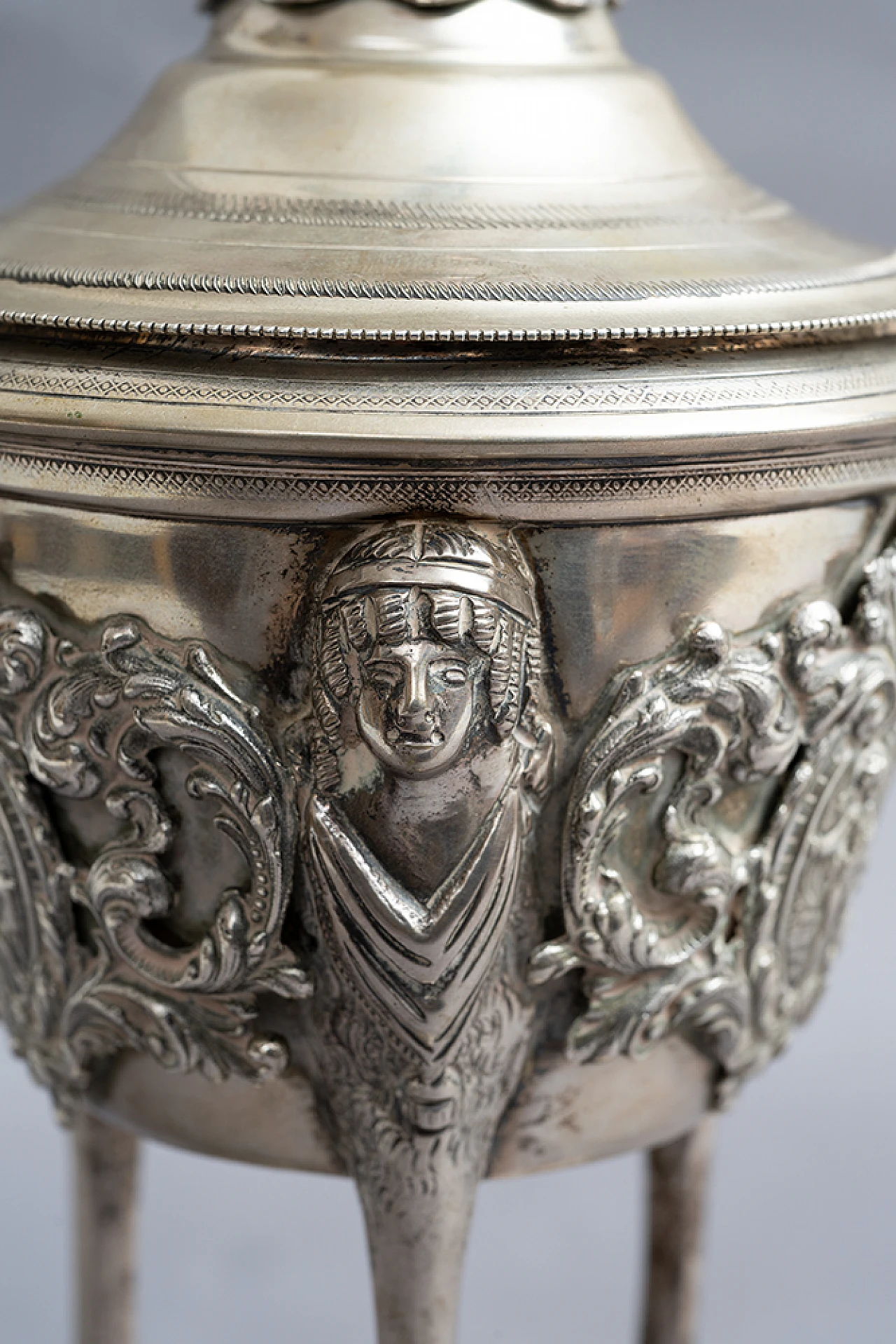 Empire Neapolitan silver centerpiece cup, early 19th century 6