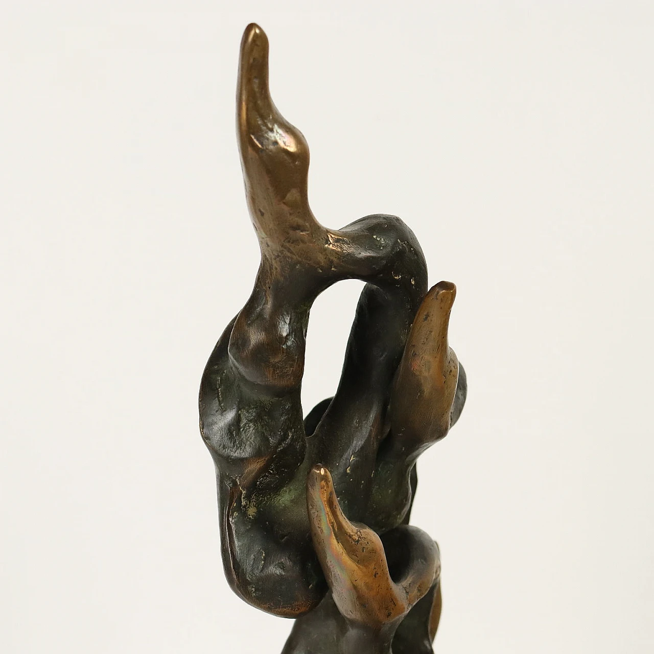 Gino Masciarelli, Volo d'anatre, scultura in bronzo 3