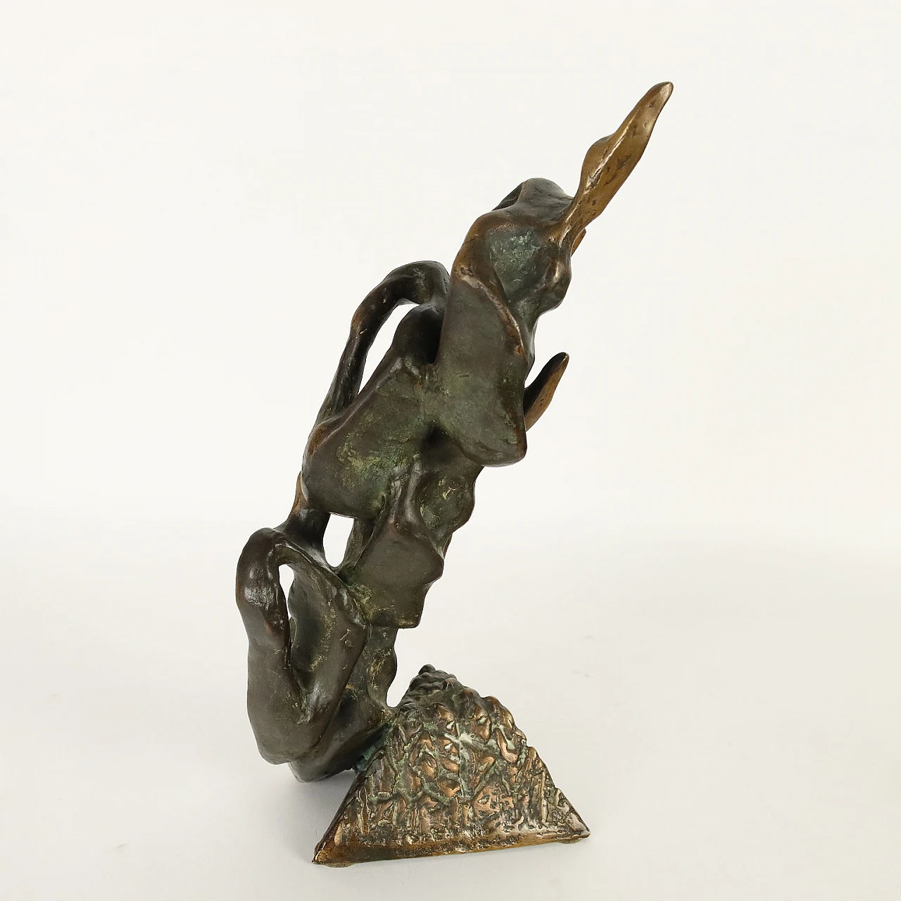 Gino Masciarelli, Volo d'anatre, scultura in bronzo 4