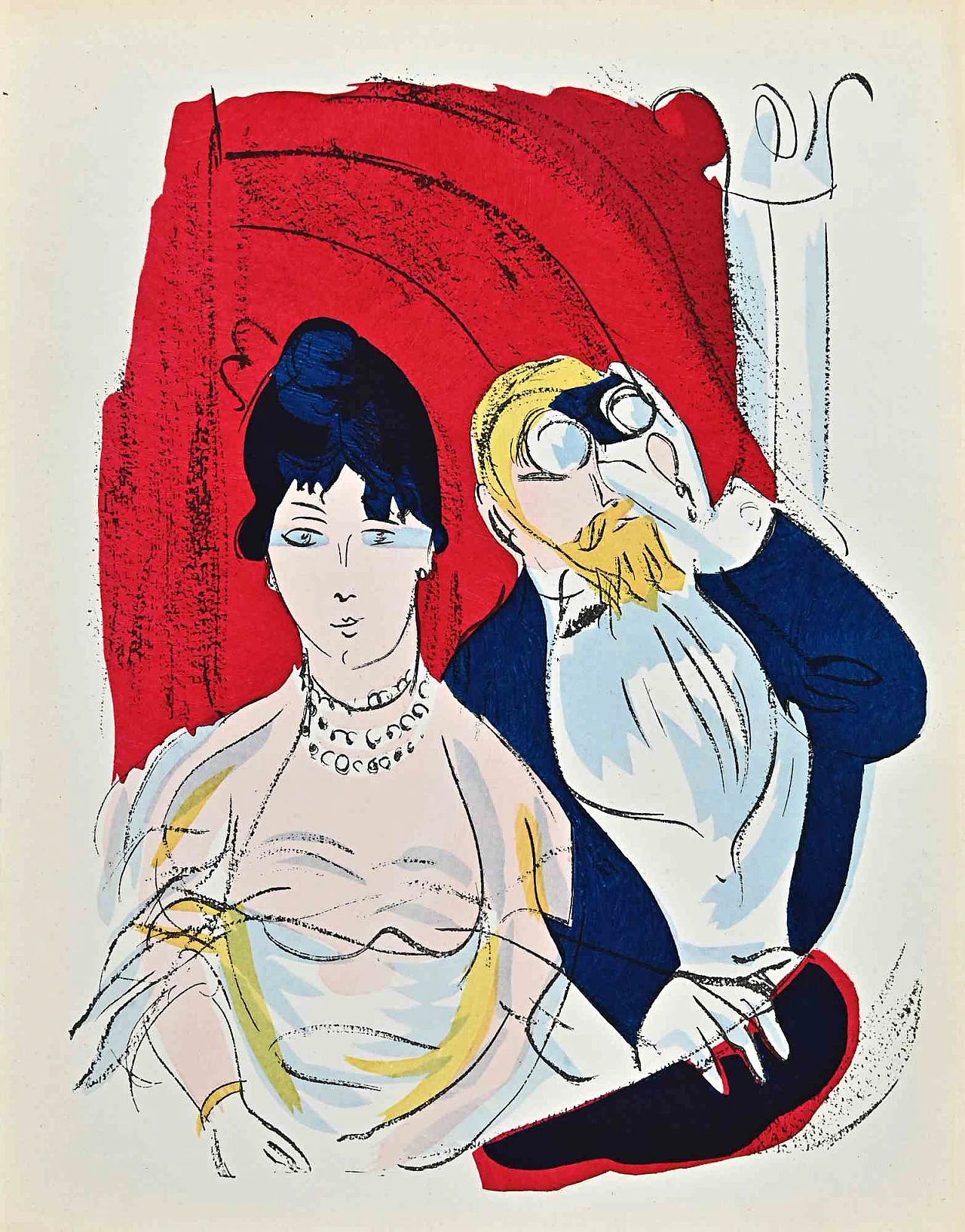 Raoul Dufy, Theatre, Lithograph  1920s-1930s 1