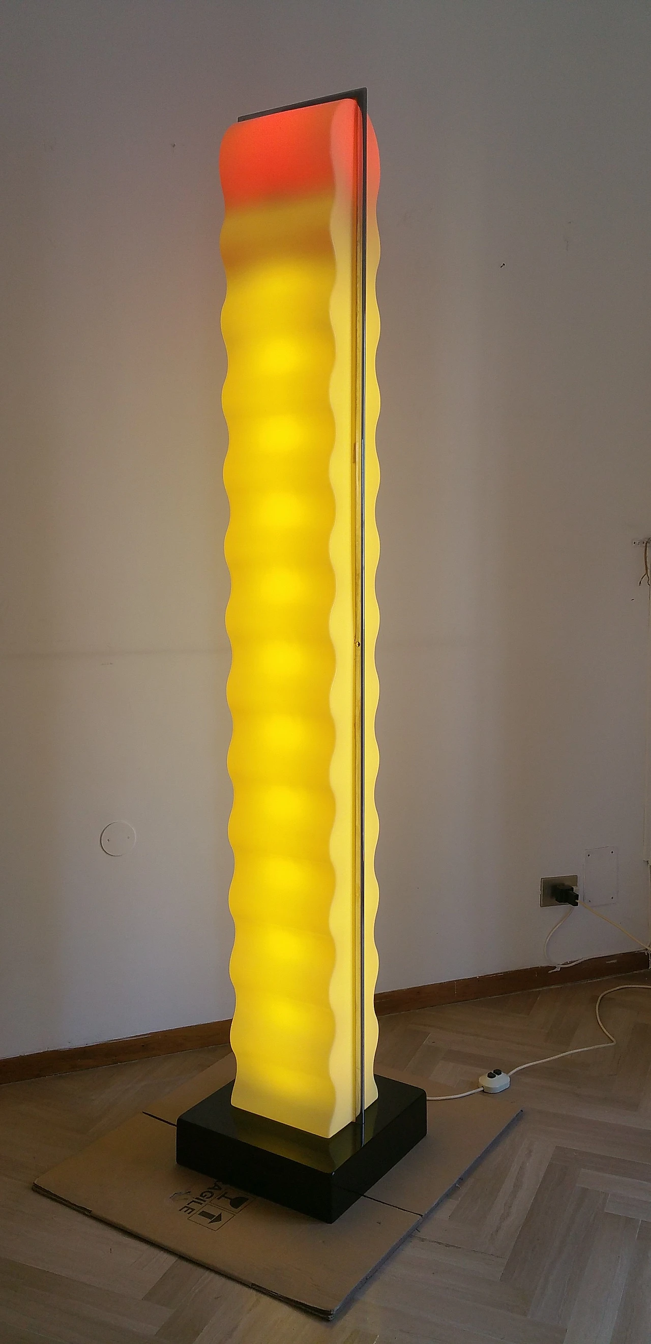 Lampada da terra Cometa di Ettore Sottsass per Design Centre, anni '70 6