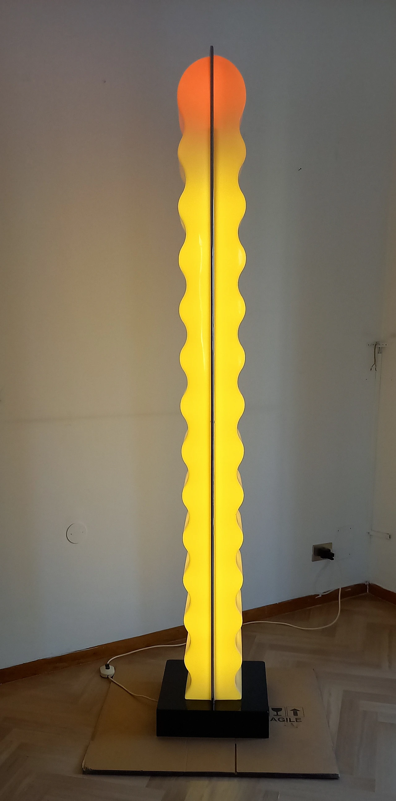 Cometa floor lamp by Ettore Sottsass for Design Centre, 1970s 14