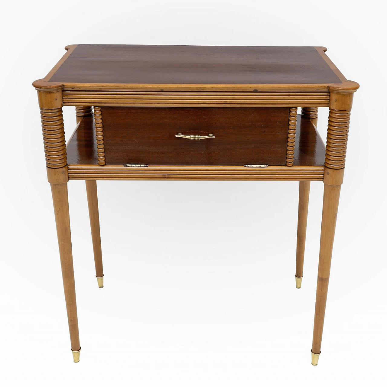 Maple and mahogany console in the style of Pier Luigi Colli, 1950s 2