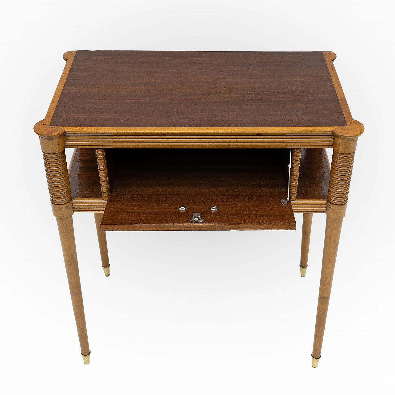 Maple and mahogany console in the style of Pier Luigi Colli, 1950s 3