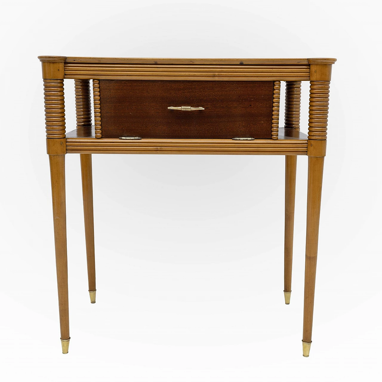 Maple and mahogany console in the style of Pier Luigi Colli, 1950s 4