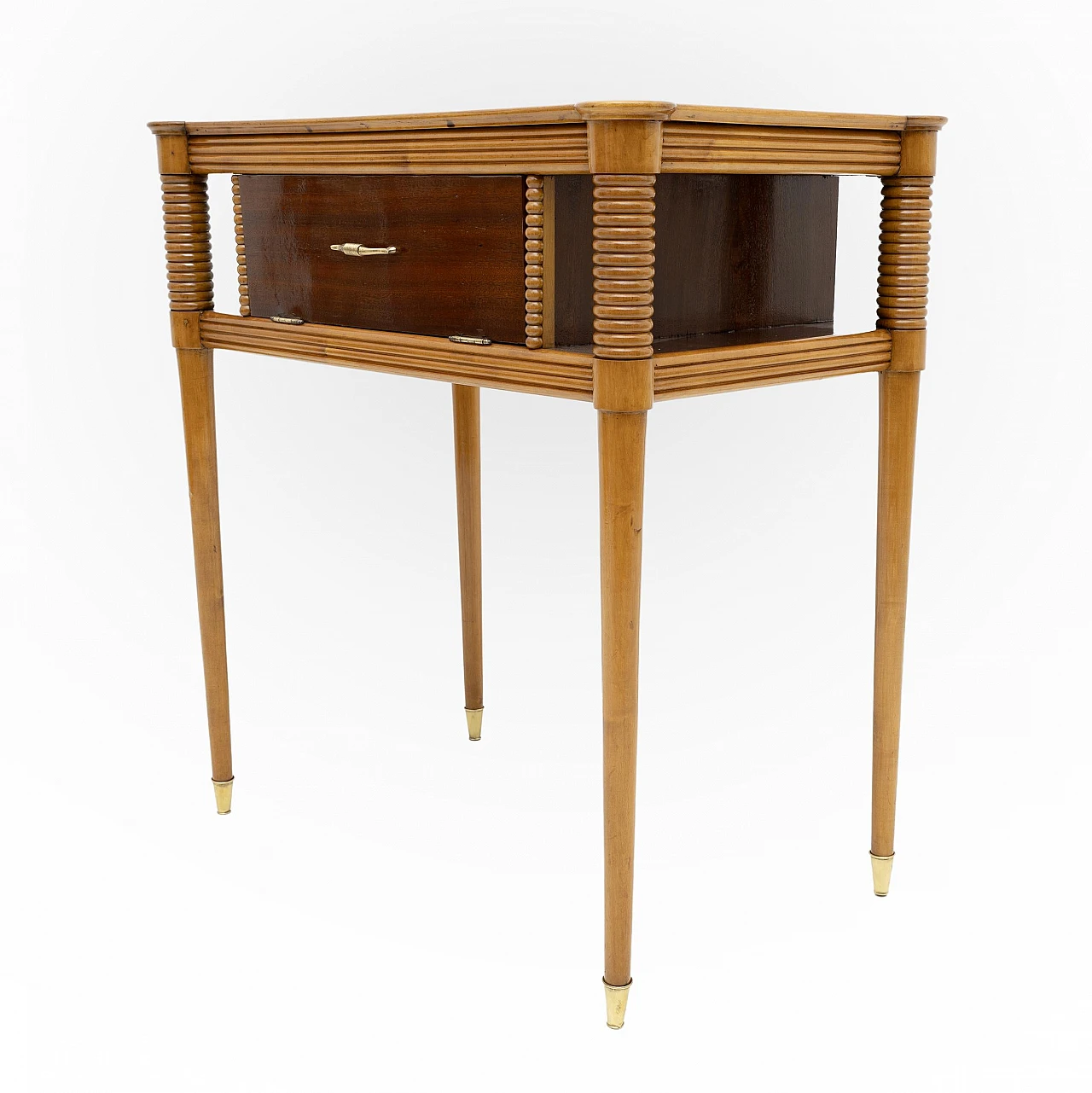 Maple and mahogany console in the style of Pier Luigi Colli, 1950s 5