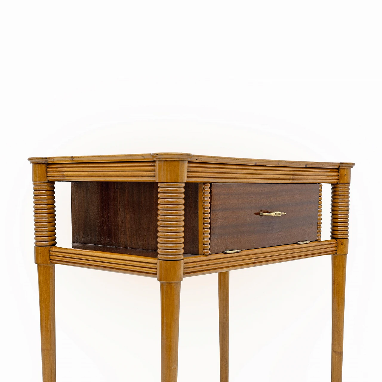 Maple and mahogany console in the style of Pier Luigi Colli, 1950s 8