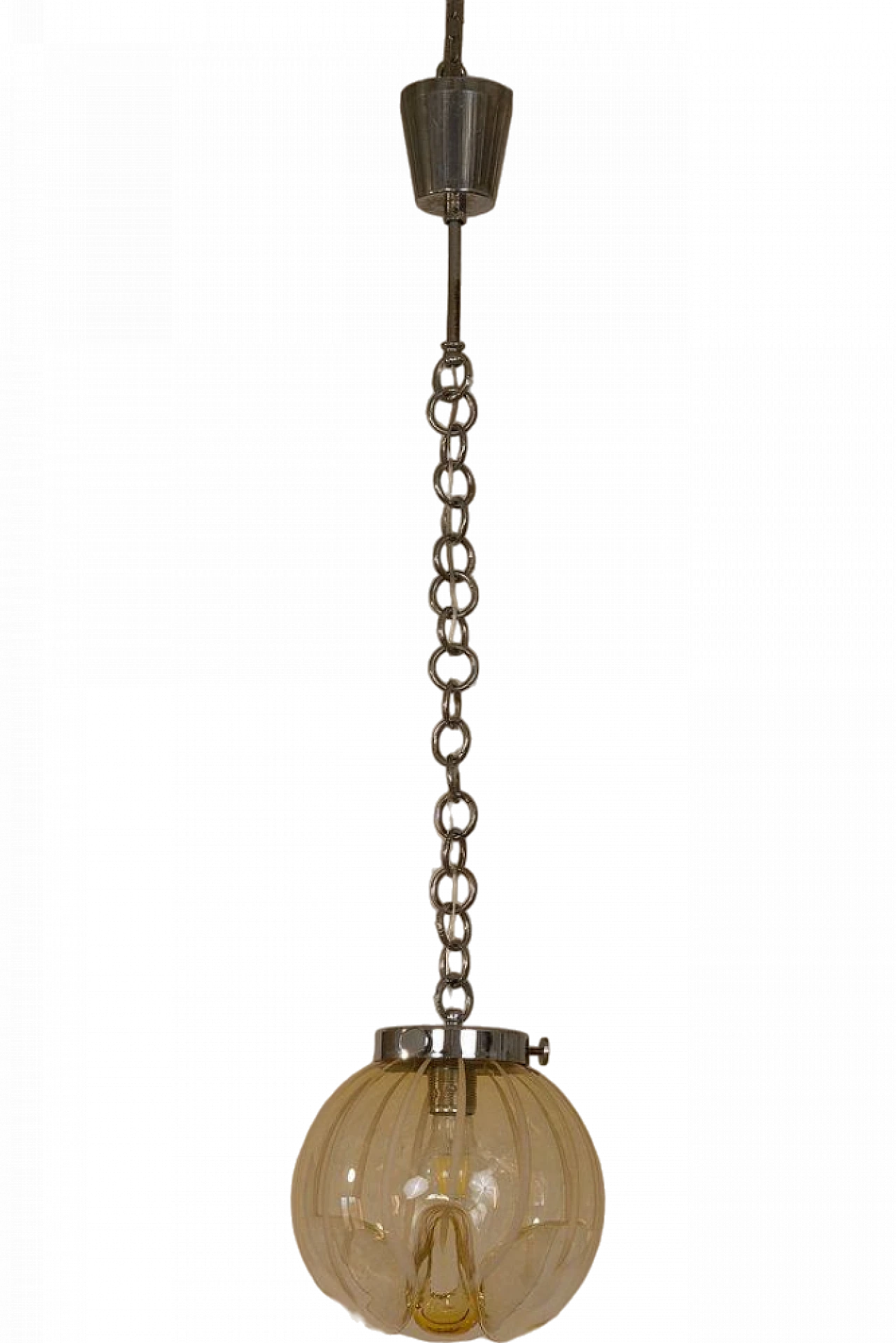 Murano blown glass pendant lamp, 1970s 10